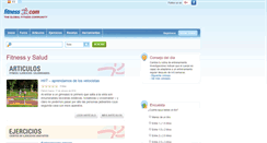 Desktop Screenshot of es.fitness.com