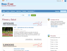 Tablet Screenshot of es.fitness.com