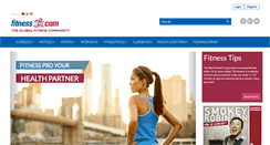 Desktop Screenshot of fitness.com