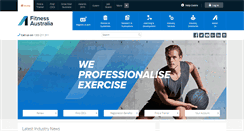 Desktop Screenshot of fitness.org.au