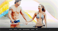 Desktop Screenshot of fitness.de