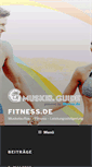 Mobile Screenshot of fitness.de