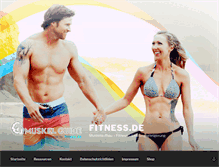 Tablet Screenshot of fitness.de