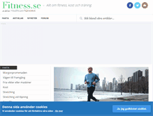 Tablet Screenshot of fitness.se