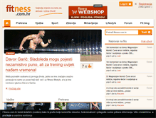 Tablet Screenshot of fitness.com.hr