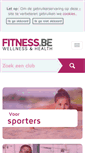Mobile Screenshot of fitness.be